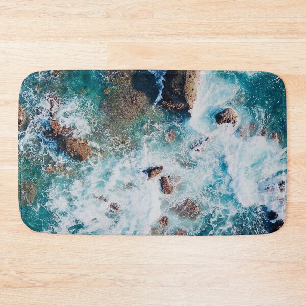 Item preview, Blue ocean with foamy waves designed and sold by SceneryGallery.