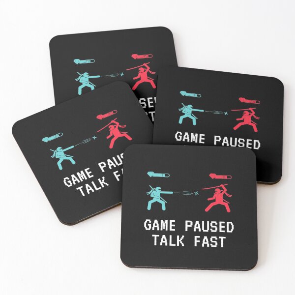 Item preview, Game Paused Talk Fast designed and sold by isurudinushaper.