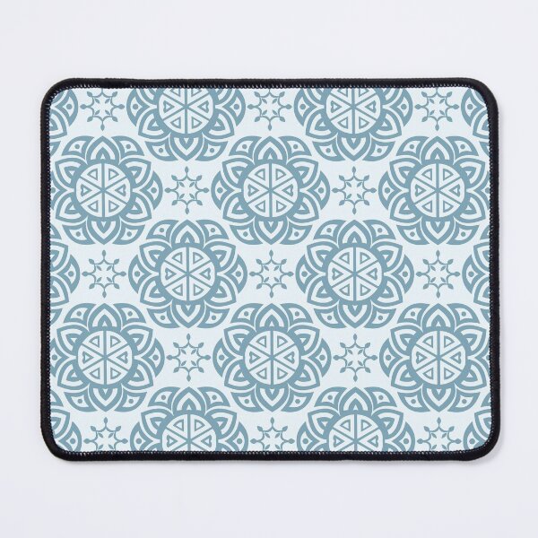 Item preview, Blue flower geometric pattern designed and sold by GeomePattern.