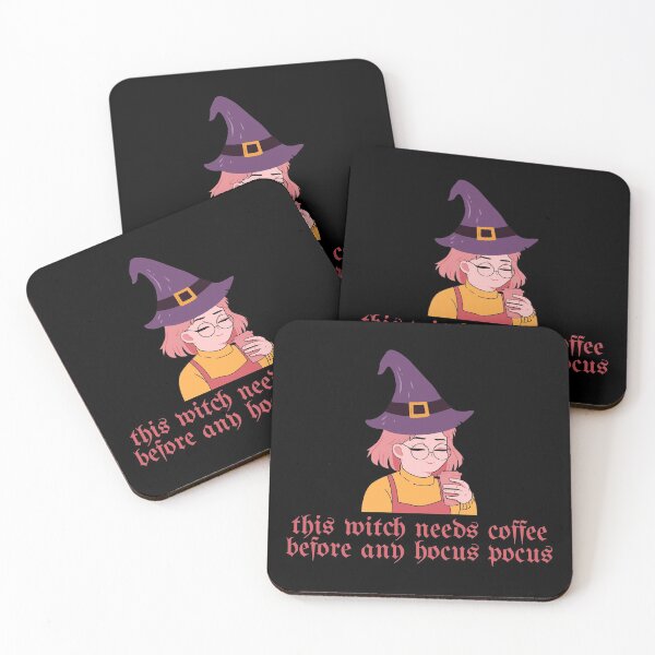 Item preview, This Witch Needs Coffee Before Any Hocus Pocus designed and sold by syarifahrasul.
