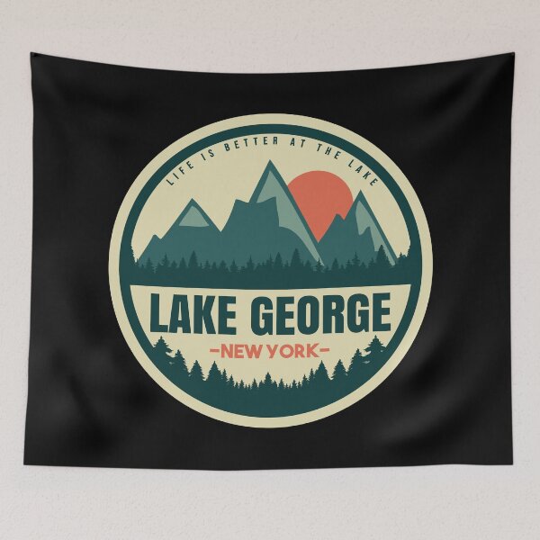 Item preview, Retro Lake George New York designed and sold by Friday NightCo.