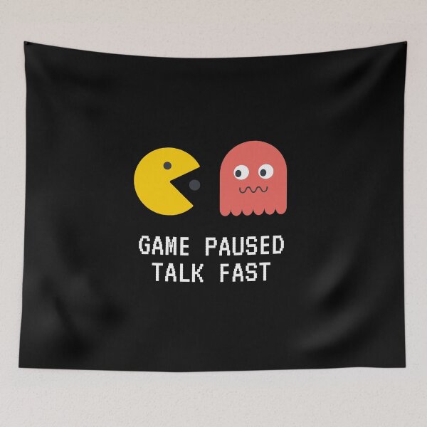 Item preview, Game Paused Talk Fast designed and sold by isurudinushaper.