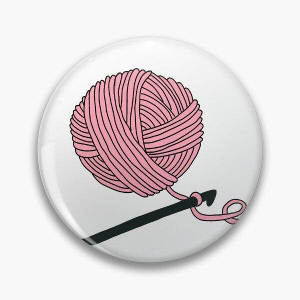 Item preview, Hobby Illustrations: Pastel Pink Crochet designed and sold by ChriseryMerch.