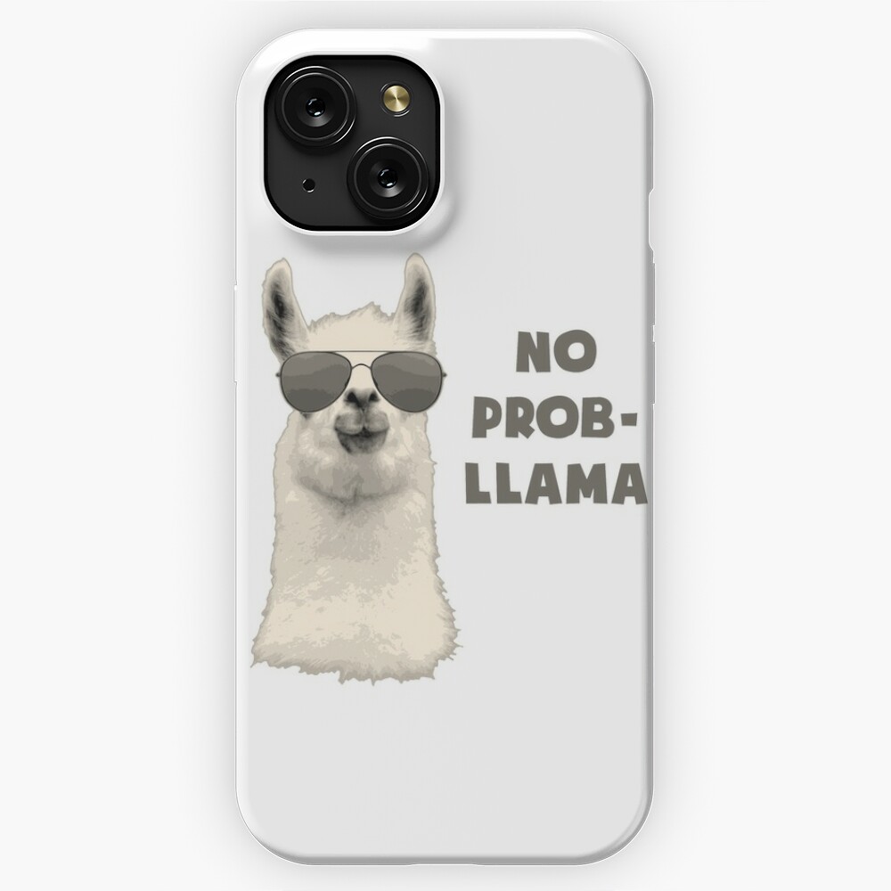 No Problem Llama Greeting Card for Sale by TheShirtYurt