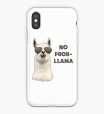 No Problem Llama iPhone Case