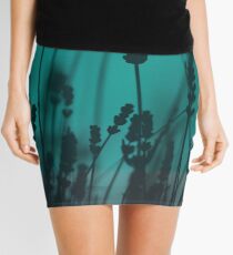 Lavender Silhouette Mini Skirt