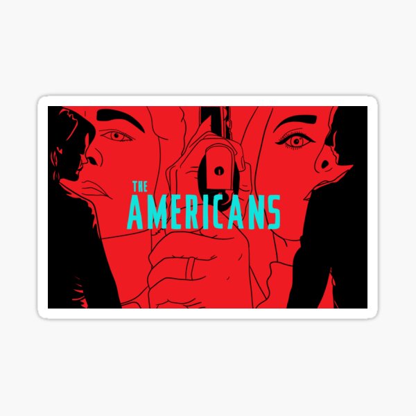 THE AMERICANS Sticker