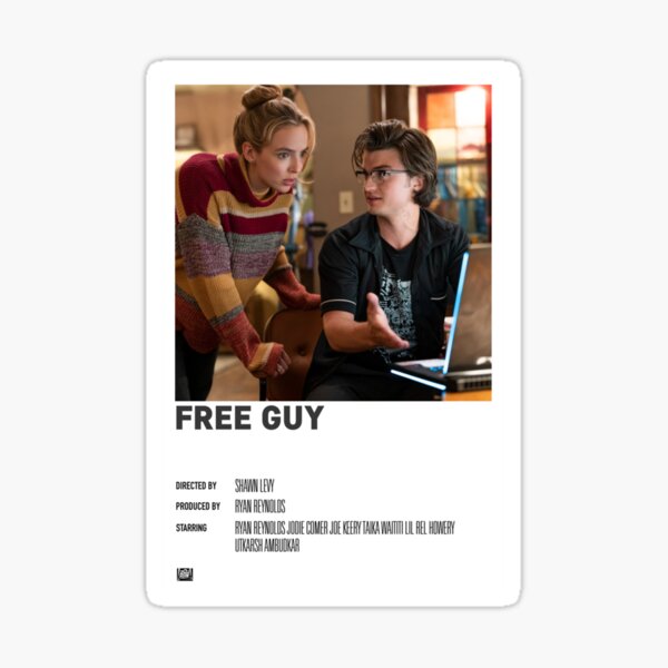 Funny Gifts For Free Guy Catchphrase Ryan Reynolds Gift For Fans | Sticker