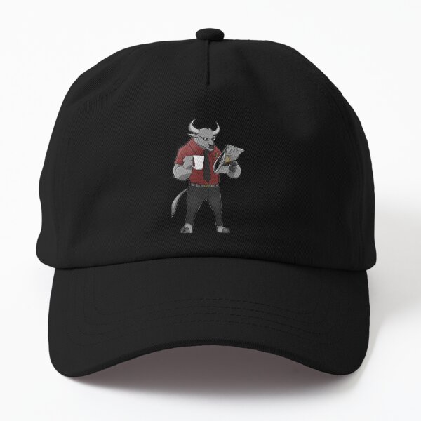Mr Root - the minotaur mascot Dad Hat