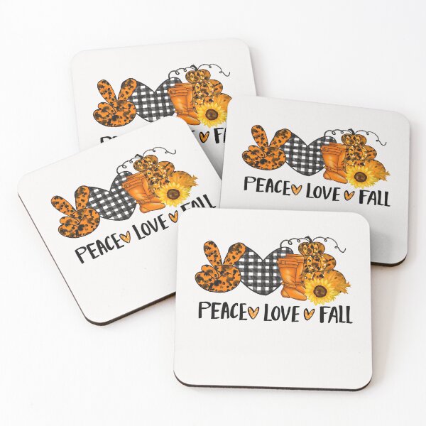 Item preview, Peace love Fall - Fall vibes Happy fall Autumn designed and sold by HarveyJade.