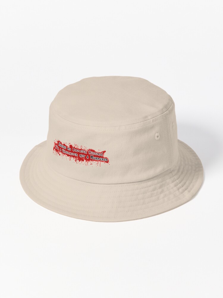 Thumbnail 1 of 6, Bucket Hat, Ignore my browser history! I'm a Gamemaster not a murderer designed and sold by GeekNative.