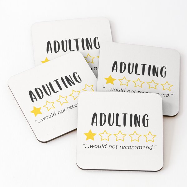 Item preview, Adulting Would Not Recommend - Funny Clothing  designed and sold by HarveyJade.