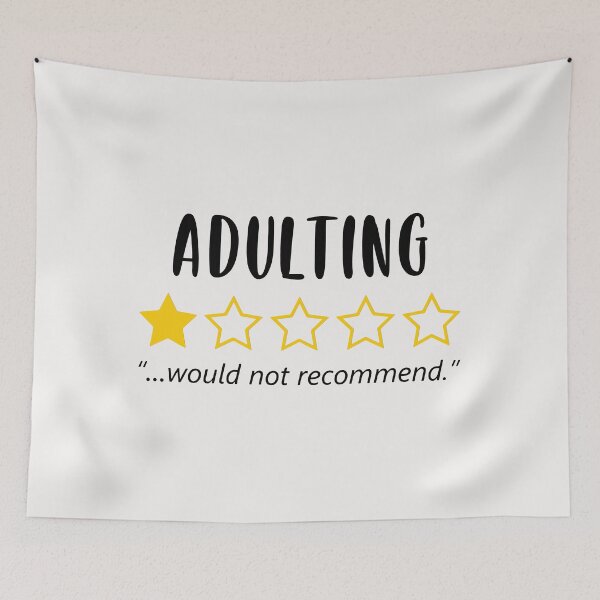 Item preview, Adulting Would Not Recommend - Funny Clothing  designed and sold by HarveyJade.