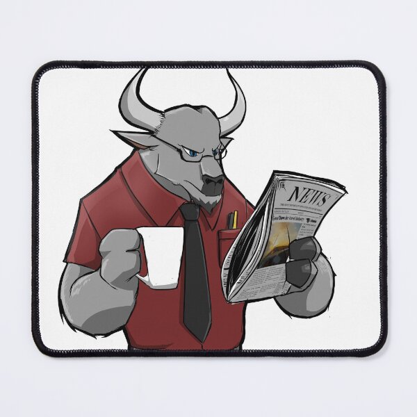 Item preview, Mr Root - the minotaur mascot designed and sold by Geek Native .