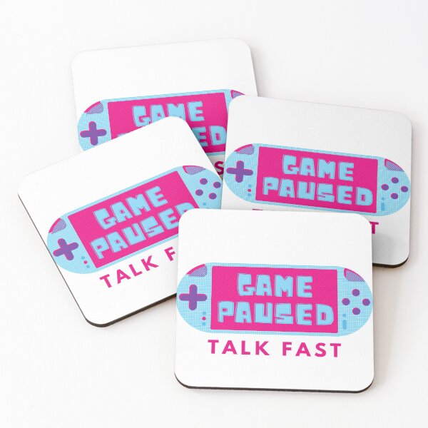 Item preview, Game Paused Talk Fast designed and sold by isurudinushaper.