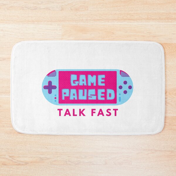 Item preview, Game Paused Talk Fast designed and sold by isurudinushaper.