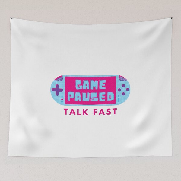 Item preview, Game Paused Talk Fast designed and sold by isurudinushaper.