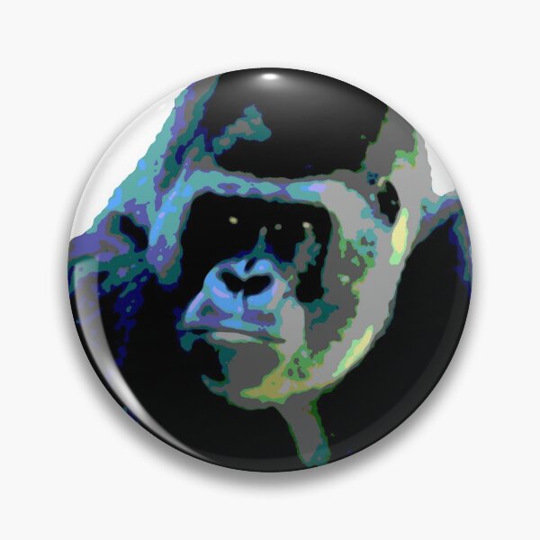 Item preview, Stern Gorilla - Pop Art Style & Posterized designed and sold by artisananimals.