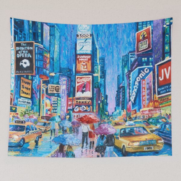 Item preview, Lovers in Times Square  designed and sold by NikolayNekrylov.
