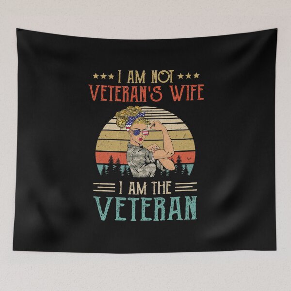 Item preview, Im Not The Veterans Wife I Am The Veteran Women designed and sold by cadieuxart.