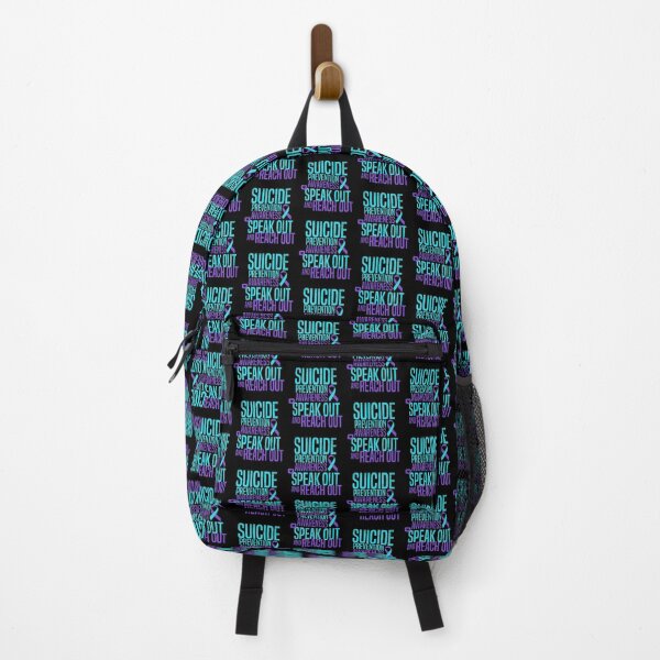Item preview, Vintage Suicide Prevention Awareness Teal Purple Ribbon Speak Out and Reach Out designed and sold by BodMobTees.