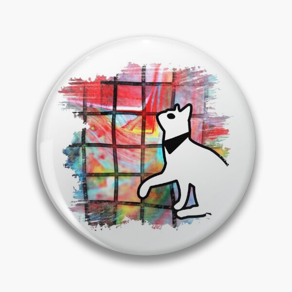 Item preview, Kawaii Adorable Cat with Abstract Pattern, Popoki 812 designed and sold by VinBasis.