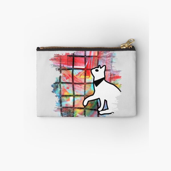 Item preview, Kawaii Adorable Cat with Abstract Pattern, Popoki 812 designed and sold by VinBasis.