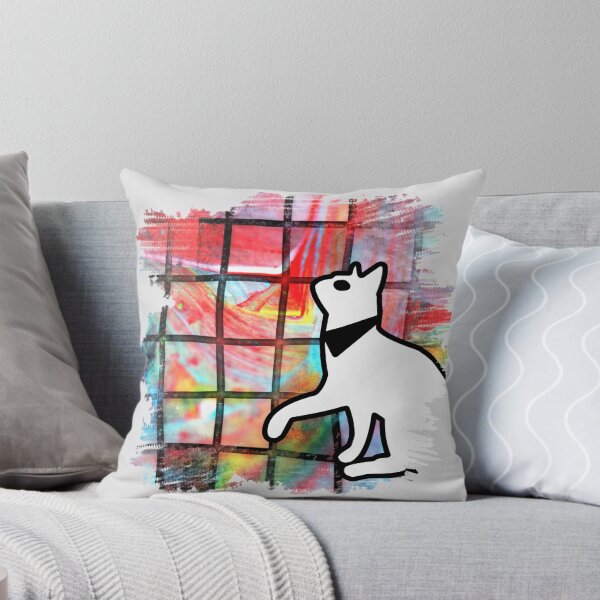 Item preview, Kawaii Adorable Cat with Abstract Pattern, Popoki 812 designed and sold by VinBasis.
