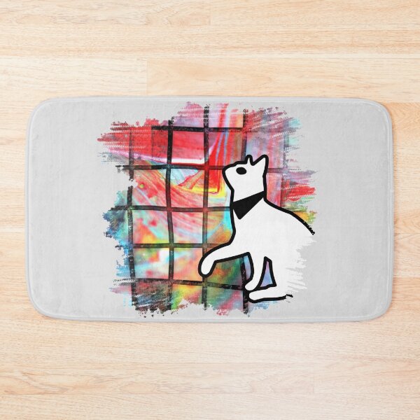 Item preview, Kawaii Adorable Cat with Abstract Pattern, Popoki 812 designed and sold by VinBasis.