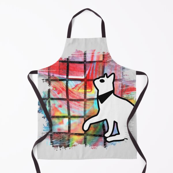 Item preview, Kawaii Adorable Cat with Abstract Pattern, Popoki 812 designed and sold by VinBasis.