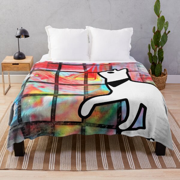 Item preview, Kawaii Adorable Cat with Abstract Pattern, Popoki 812 designed and sold by VinBasis.