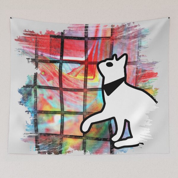 Item preview, Kawaii Adorable Cat with Abstract Pattern, Popoki 812 designed and sold by VinBasis.