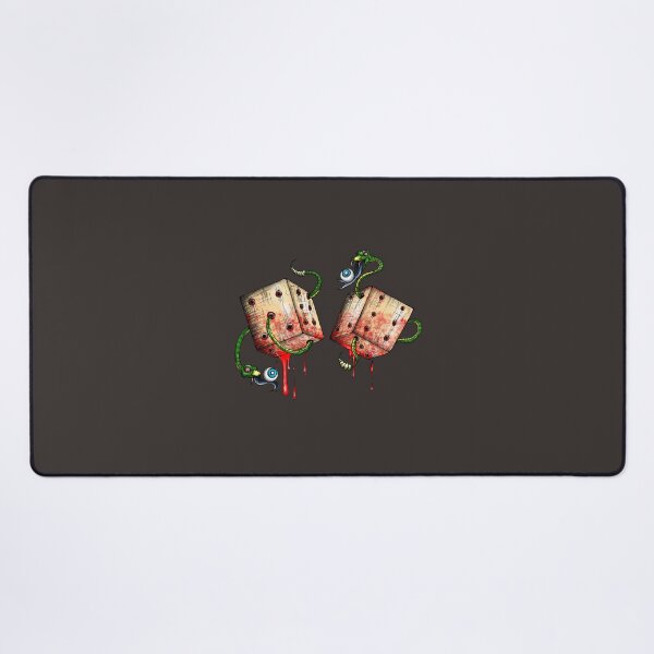 Evil Dice: Snake Eyes Desk Mat