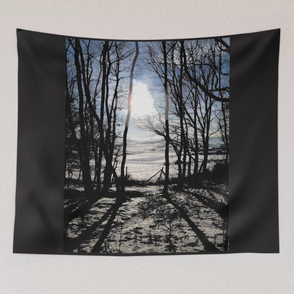 Item preview, Winter sun forest clearing winter sun trees shadow light snow designed and sold by G-M-Designs.