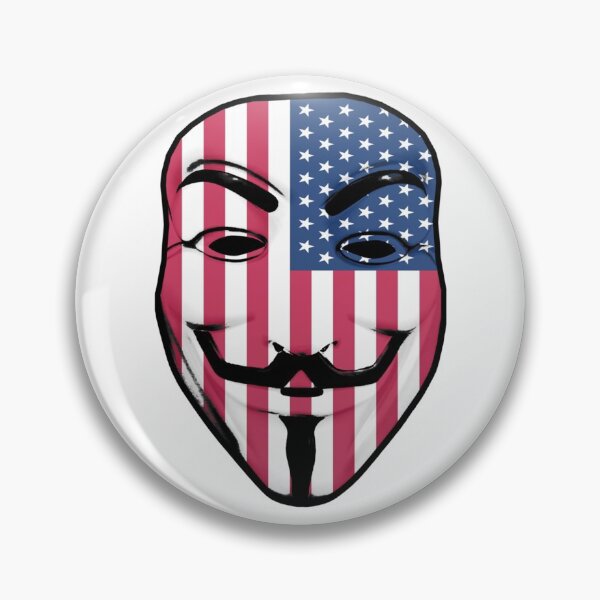 Item preview, Guy Fawkes American Flag designed and sold by AustonNevin.