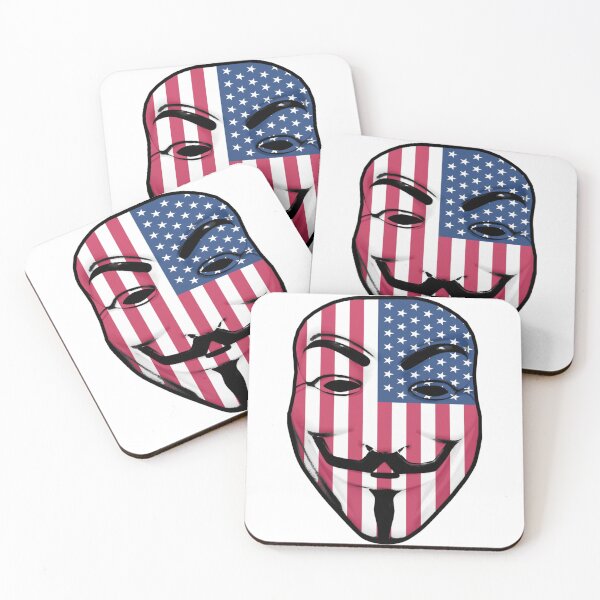Item preview, Guy Fawkes American Flag designed and sold by AustonNevin.