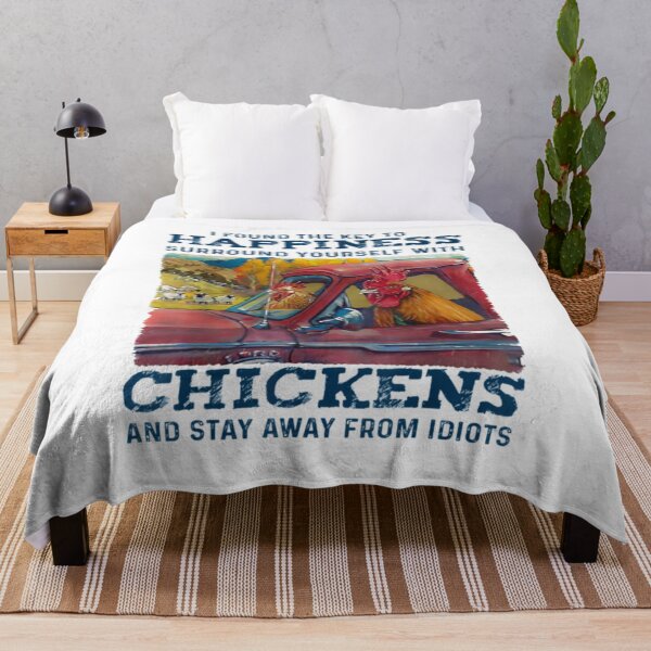 Item preview, I found the key to Happiness surround Yourself with Chickens designed and sold by benitostevens.