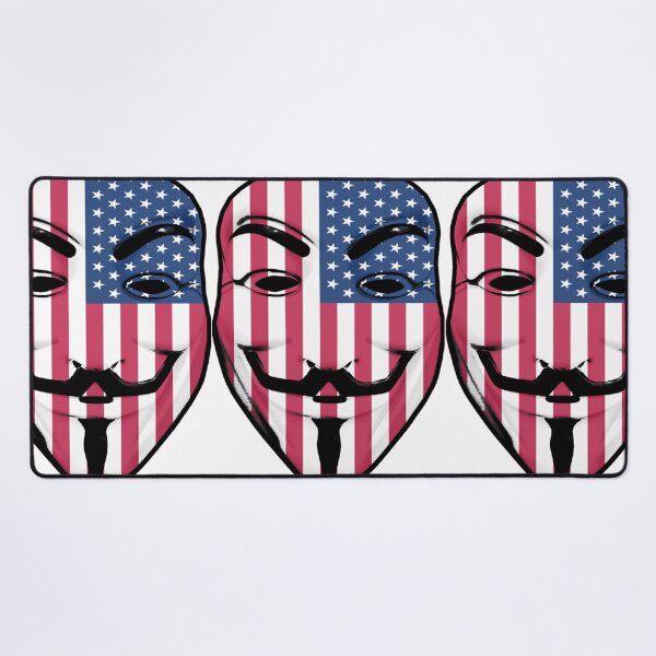 Item preview, Guy Fawkes American Flag designed and sold by AustonNevin.