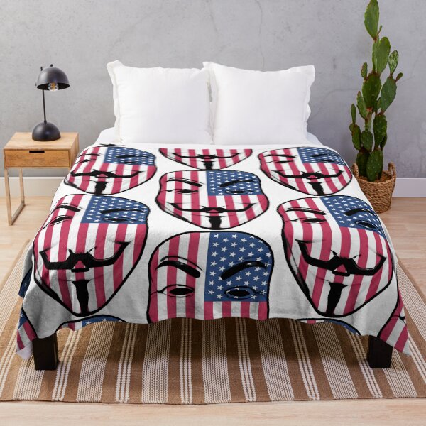 Item preview, Guy Fawkes American Flag designed and sold by AustonNevin.