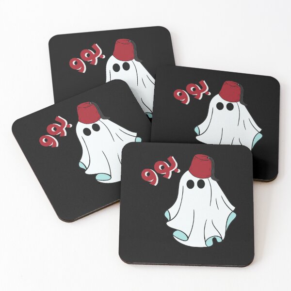 Item preview, Halloween ghost with Arabic touch Black Background designed and sold by SalxSal.