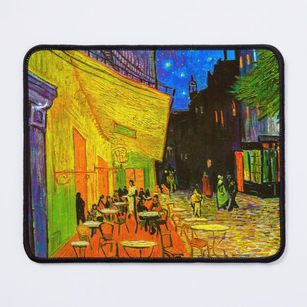 Item preview, Café Terrace at Night , 1888 by Vincent Van Gogh (Remastered) Vintage Painting of Cafe at Night designed and sold by Paintism.