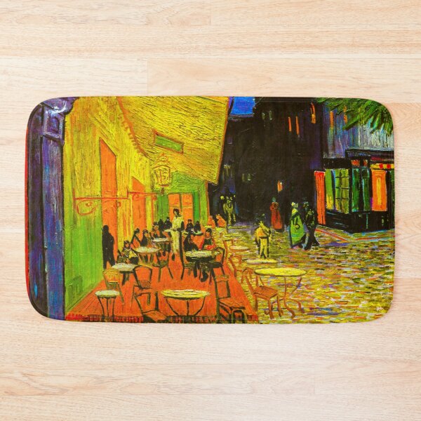 Item preview, Café Terrace at Night , 1888 by Vincent Van Gogh (Remastered) Vintage Painting of Cafe at Night designed and sold by Paintism.