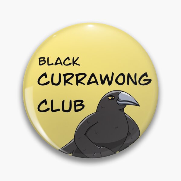 Item preview, Black Currawong Club - Tasmanian Bird designed and sold by MadSkullDesigns.