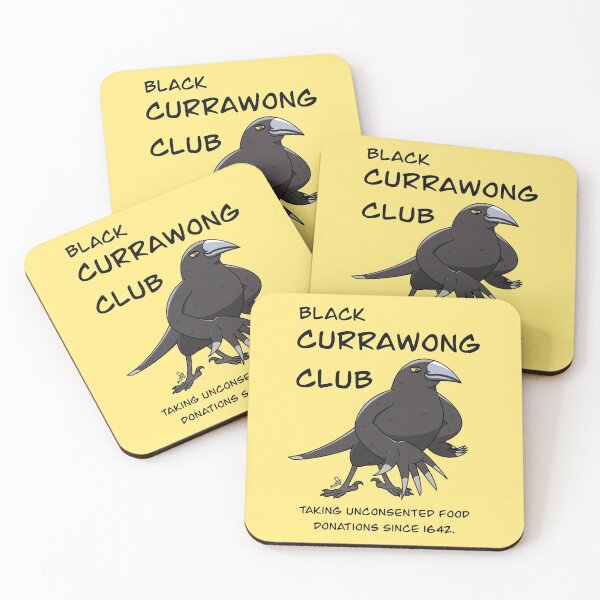 Item preview, Black Currawong Club - Tasmanian Bird designed and sold by MadSkullDesigns.