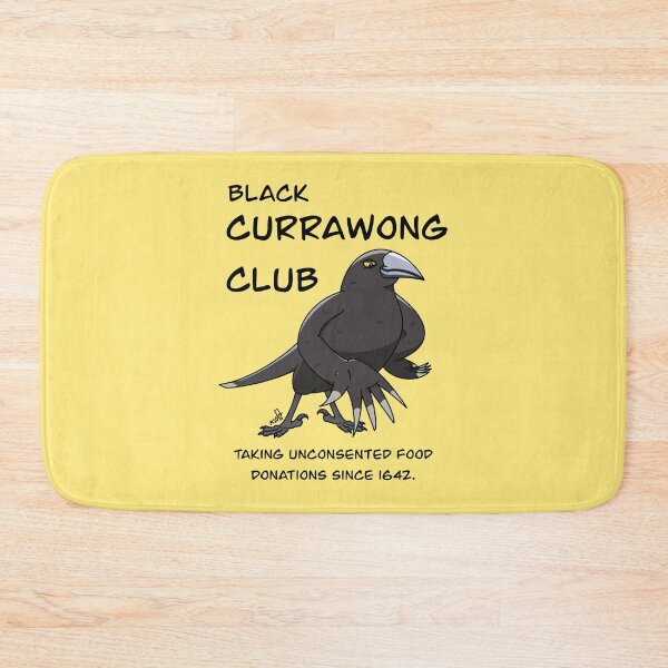 Item preview, Black Currawong Club - Tasmanian Bird designed and sold by MadSkullDesigns.