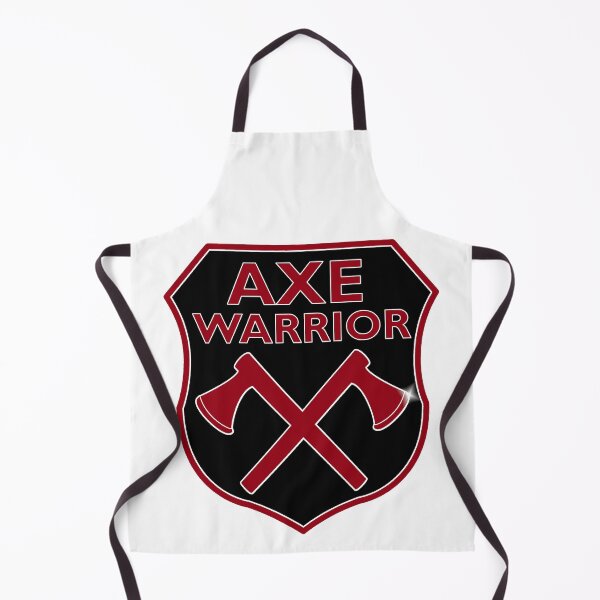 Item preview, Axe Warrior axe throwing saying badge designed and sold by mrtraz.