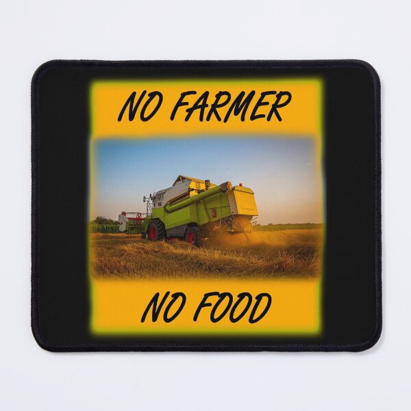 Item preview, No farmers, no food with combine designed and sold by marosi.