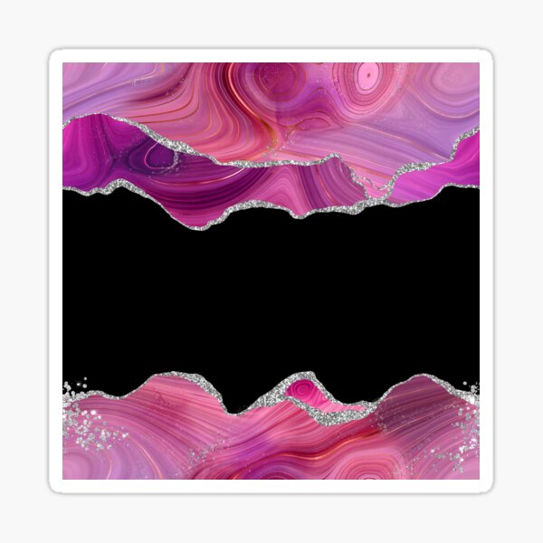 Item preview, Magenta & Silver Agate Texture 03 designed and sold by Bridax.