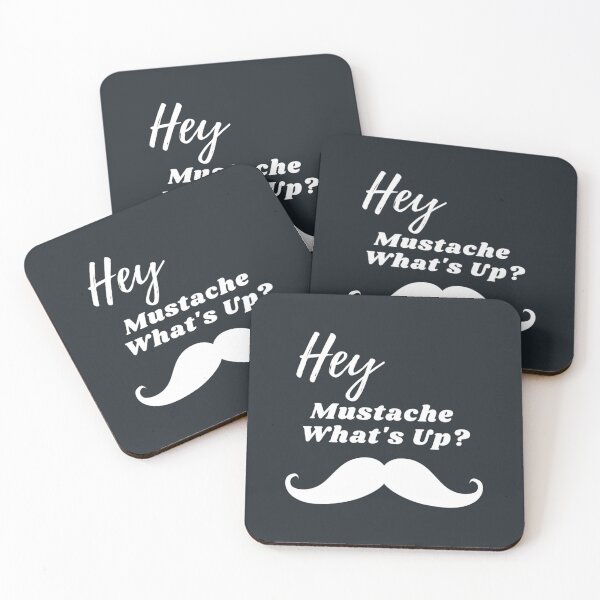 Item preview, Hey Mustache What's Up designed and sold by AustonNevin.