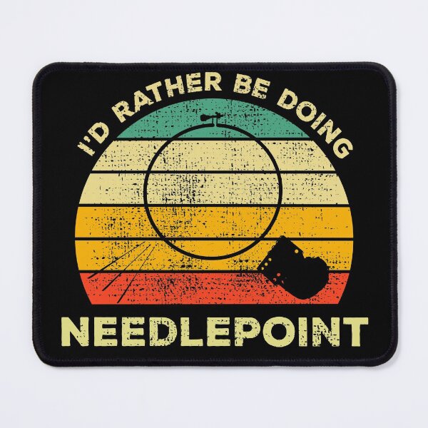 Item preview, I’d Rather Be Doing Needlepoint Vintage Gift For Needlepoint Lovers designed and sold by JokeGysen.